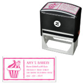 かわいいベーカリーロゴ&中小企業情報製品 セルフインキングスタンプ (インサイチュ)