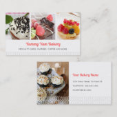 かわいいベーカリー名刺4枚 名刺 (正面/裏面)