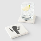 かわいいベーカー ストーンコースター (横)