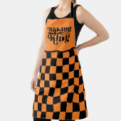 かわいいベーキングキングワードアート エプロン (インサイチュ)