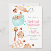 かわいいベーキングパーティーブライダルシャワーの招待 招待状 (正面)