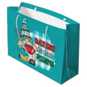 かわいいベーキング愛好家格言 ラージペーパーバッグ (裏面アングル)