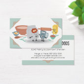 かわいいベーキング素材ベーカリーの名刺 (デスク)