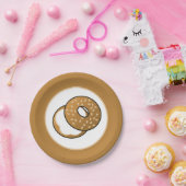 かわいいベーグル愛好家のパーティー ペーパープレート (パーティー)