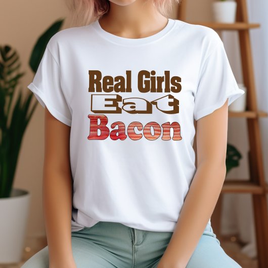 かわいいベーコン好き Tシャツ