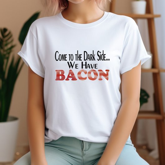 かわいいベーコン Tシャツ