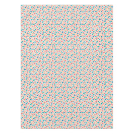 かわいいベージュピンクターコイズコンテンポラリー蝶 テーブルクロス