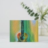 かわいいベースギター ポストカード (スタンド正面)