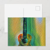 かわいいベースギター ポストカード (正面/裏面)