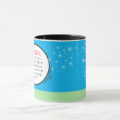 かわいいペおもしろいンギン新年の数学の問題引用文マグカップ マグカップ (中央)