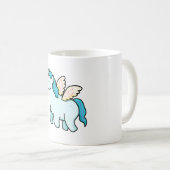 かわいいペガサス コーヒーマグカップ (正面右)