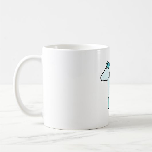 かわいいペガサス コーヒーマグカップ (左)
