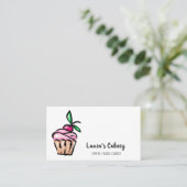 かわいいペストリーケーキ&スイーツカップケーキホームベーカリー 名刺 (スタンド正面)