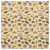 かわいいペストリー柄 ファブリック (見本)