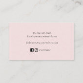 かわいいペットとハウスシッターの名刺 名刺 (裏面)