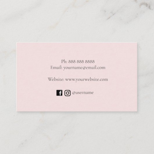 かわいいペットとハウスシッターの名刺 名刺 (裏面)