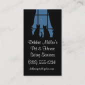 かわいいペットとハウスシッターの猫たち|過去記事 名刺 (正面)