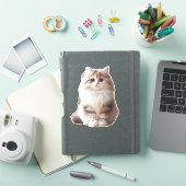 かわいいペットのカスタム画像の名前 シール (iPadカバー)