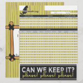 かわいいペットの健康記録帳 (正面/裏面)