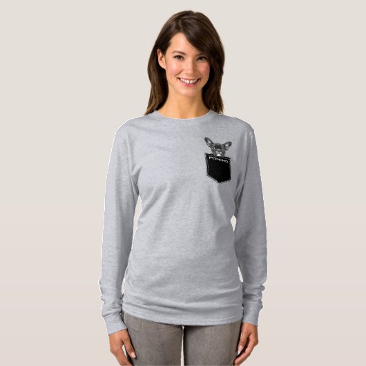 かわいいペットの写真の顔と名前をアップロードカスタマイズ Tシャツ (正面フル)