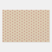 かわいいペットの写真を手に愛の喜び ラッピングペーパーシート (正面2)