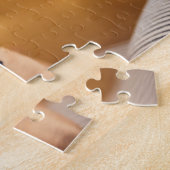 かわいいペットの写真モダンクリスマス ジグソーパズル (側面)