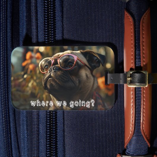 かわいいペットの写真  ラゲッジタグ (正面インサイチュ4)