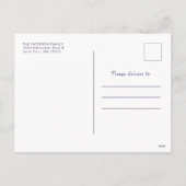 かわいいペットの衣装ハッピーハローウィン シーズンポストカード (裏面)