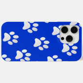 かわいいペットの足跡柄 Case-Mate iPhoneケース (裏面 (横))