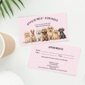 かわいいペットケアサービス次アポイントメントトリマー 名刺