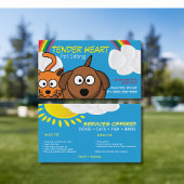 かわいいペットシッターのサービス名刺 名刺