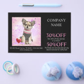 かわいいペットシッターのペットトリマー犬の保育園 チラシ (シングル)