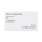 かわいいペットシッターの名刺テンプレート