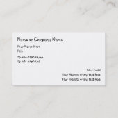 かわいいペットシッターの名刺 名刺 (裏面)