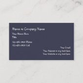 かわいいペットシッター 名刺 (裏面)