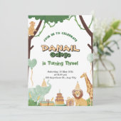 かわいいペットベビーシャワー招待状で愛らしいペット シーズンカード (スタンド正面)