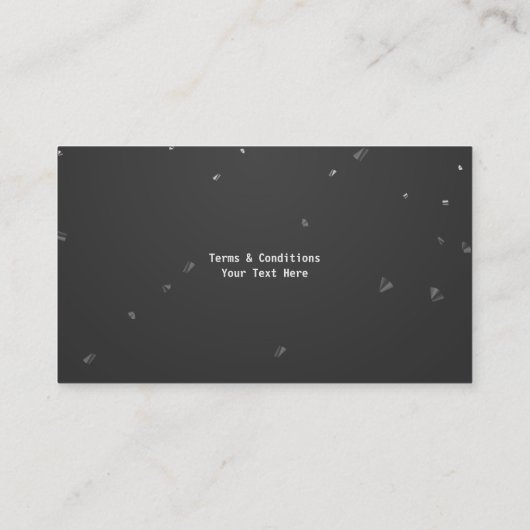 かわいいペットメリークリスマスギフトカード 名刺 (裏面)