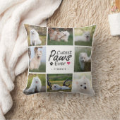 かわいいペットモダン犬の写真コラージュ クッション (ブランケット)