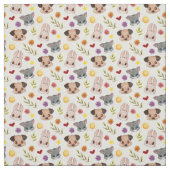 かわいいペット動物の織物 ファブリック (見本)