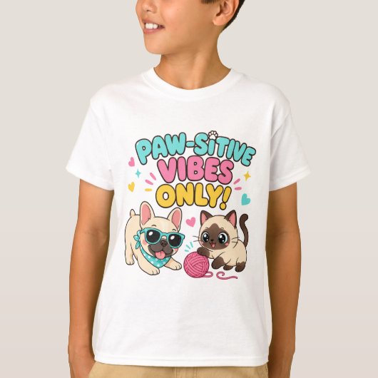 かわいいペット愛あふれるTシャツ Tシャツ (正面)