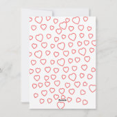 かわいいペット愛好家のバレンタインデーカード シーズンカード (裏面)