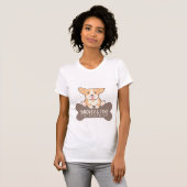かわいいペット犬 Tシャツ (正面フル)