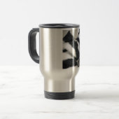 かわいいペット猫ネコ平和ラブデスティニー トラベルマグ (正面左)