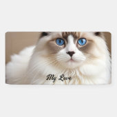 かわいいペット猫バナー 名前入れ 横断幕 (横)