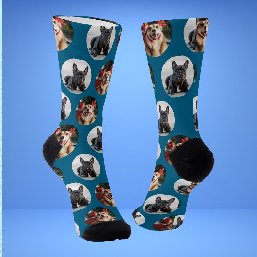 かわいいペット2犬フォトソックス ソックス