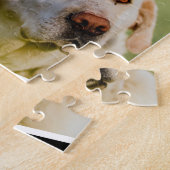 かわいいペット9フォトコラージュの名パーソナライズされた前 ジグソーパズル (側面)