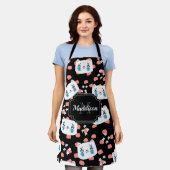 かわいいペット エプロン (着用した状態)