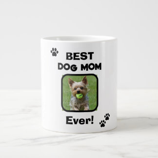 かわいいペット オーダーメイド 犬 猫 ママ 母 ジャンボコーヒーマグカップ