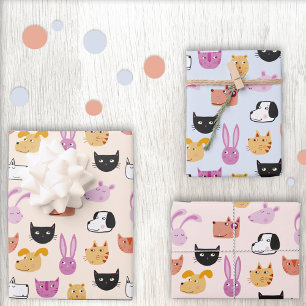かわいいペット ラッピングペーパーシート