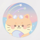かわいいペット ラベル (デザイン2)